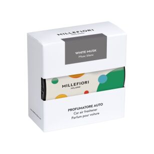 White Musk - White - Millefiori - Zapach do samochodu "Textile"  CAR ICON