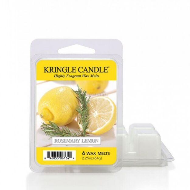 Rosemary Lemon - Kringle Candle - wosk zapachowy 64 gram