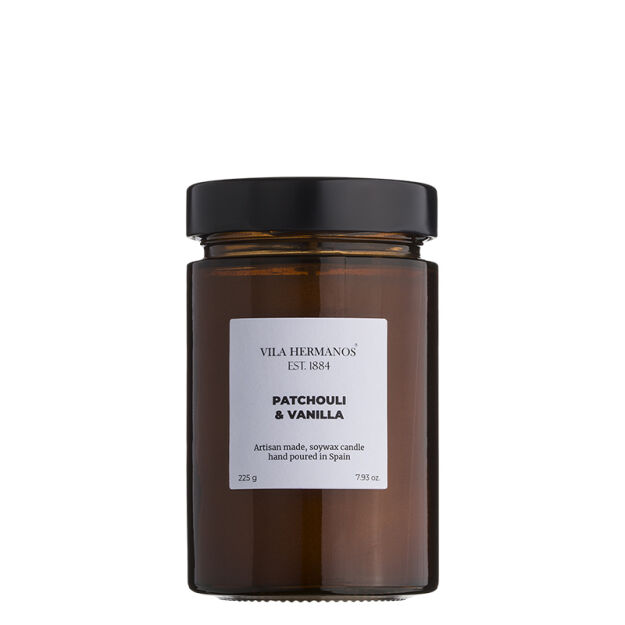 Villa Hermanos Patchouli & Vanilla – świeca zapachowa 225 g Apothecary