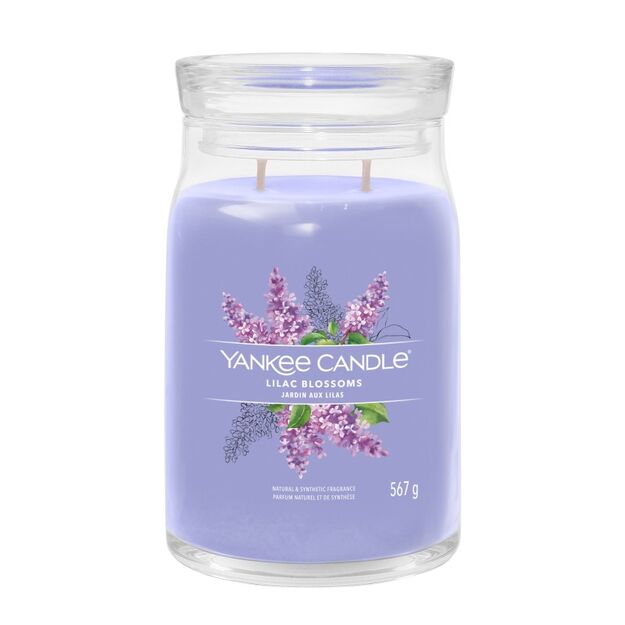 Lilac Blossoms - Yankee Candle Signature - duża świeca z dwoma knotami - nowość 2022