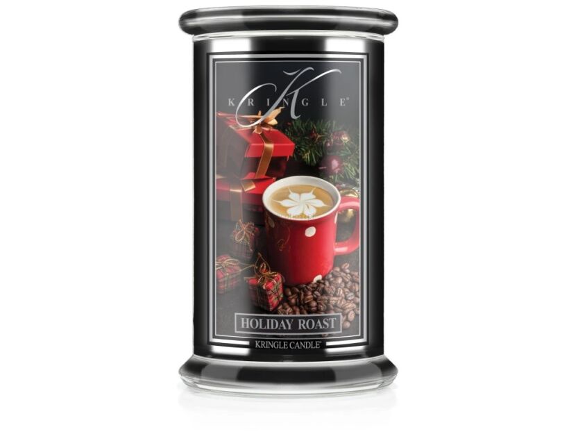 Holiday Roast - Kringle Candle - duża świeca z dwoma knotami (624g) - seria Reserve