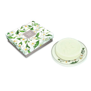 Zestaw prezentowy Jaśmin biały (Jasmin Blanc) - mydło 100 g w mydelniczce | Esprit Provence