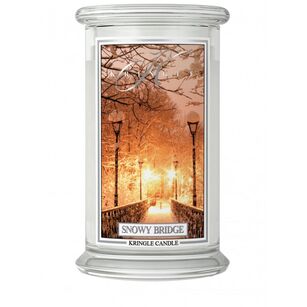 Snowy Bridge - Kringle Candle - duża świeca z dwoma knotami (624g)