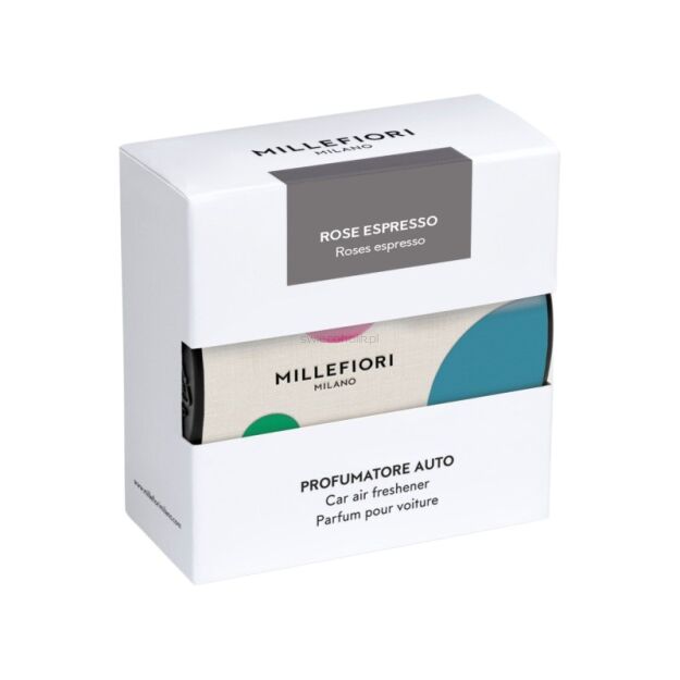Rose Espresso White - Millefiori - Zapach do samochodu 
