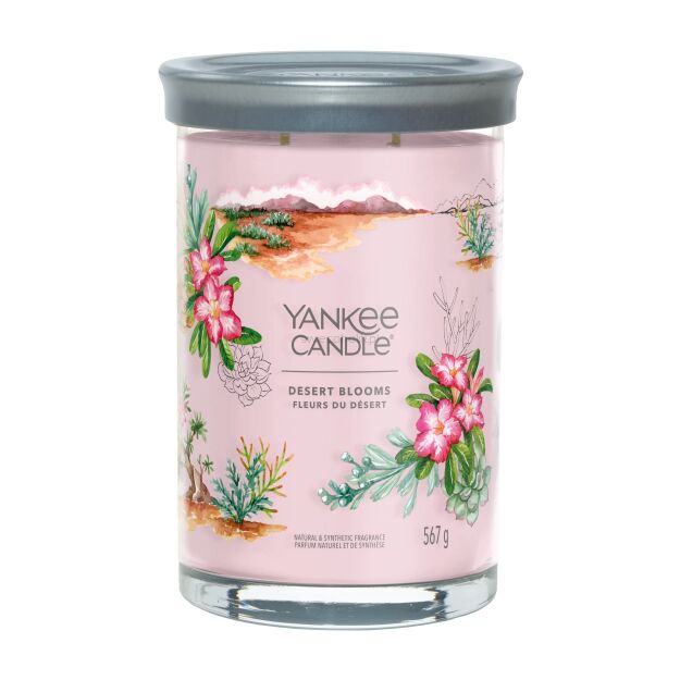 Desert Blooms - Yankee Candle Signature - świeca tumbler z dwoma knotami 
