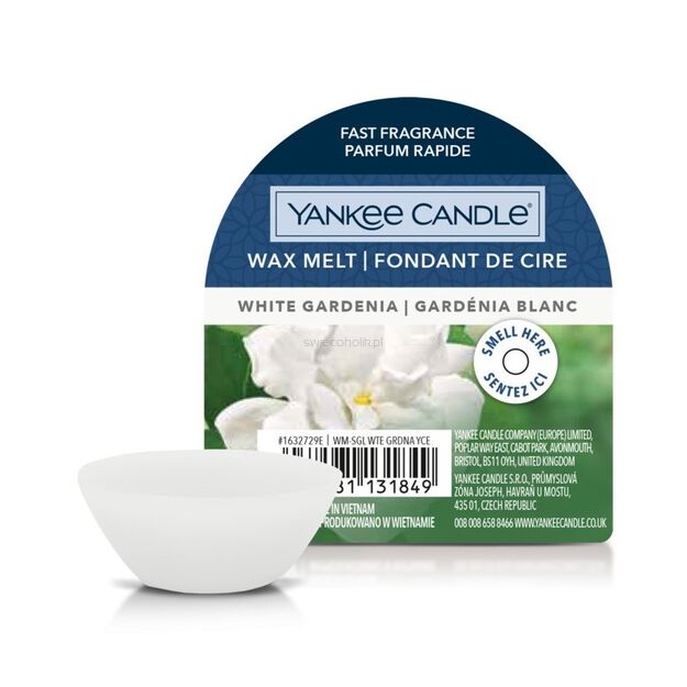 White Gardenia - Yankee Candle Signature - wosk zapachowy