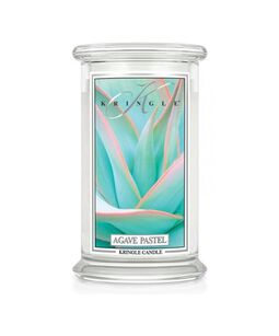 Agave Pastel - Kringle Candle - duża świeca z dwoma knotami (624g)