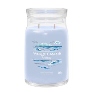 Ocean Air - Yankee Candle Signature - duża świeca z dwoma knotami - nowość 2022