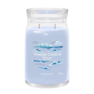 Ocean Air - Yankee Candle Signature - duża świeca z dwoma knotami