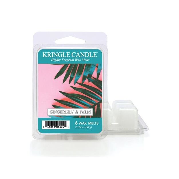 Gingerlily & Palm - Kringle Candle - wosk zapachowy 64 gram