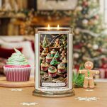Kringle Cupcake - Kringle Candle - duża świeca z dwoma knotami (624g) - 3