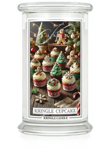 Kringle Cupcake - Kringle Candle - duża świeca z dwoma knotami (624g)