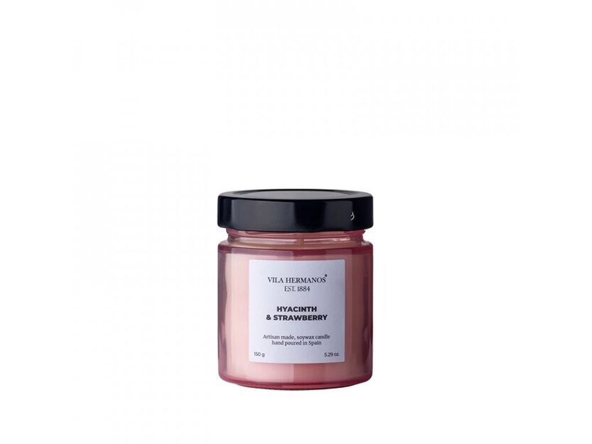 Hyacinth & Strawberry - Vila Hermanos -  świeca zapachowa 150g - seria Apothecary Rose