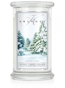 Snow Capped Fraser - Kringle Candle - duża świeca z dwoma knotami (624g)