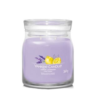 Lemon Lavender - Yankee Candle Signature - średnia świeca z dwoma knotami - nowość 2022