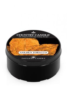  Country Candle -Golden Tobacco - Daylight mała świeczka zapachowa 35g