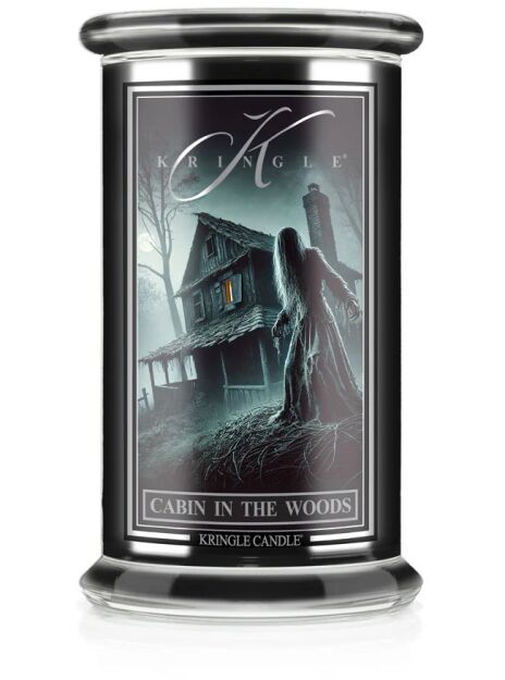 Cabin in the Woods - Kringle Candle - duża świeca z dwoma knotami (624g) - seria Halloween