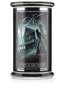 Cabin in the Woods - Kringle Candle - duża świeca z dwoma knotami (624g) - seria Halloween