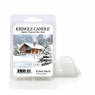 Cozy Cabin - Kringle Candle - wosk zapachowy 64 gram