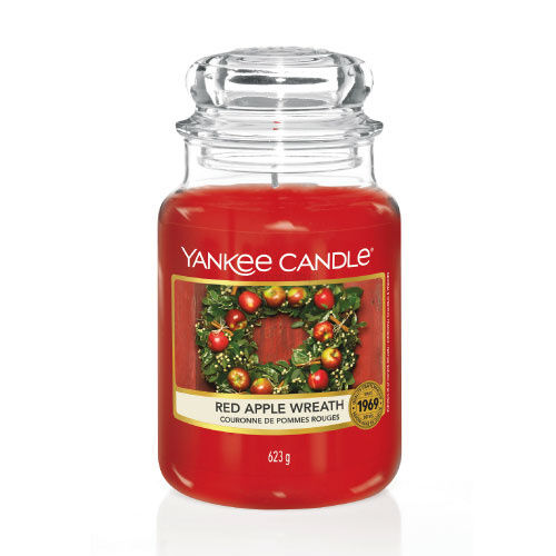 Red Apple Wreath Yankee Candle - duża świeca zapachowa