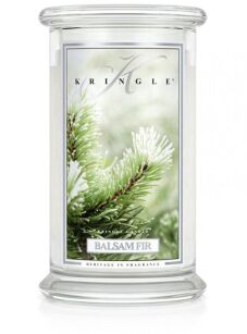 Balsam Fir - Kringle Candle-duży, klasyczny słoik (624g) z 2 knotami