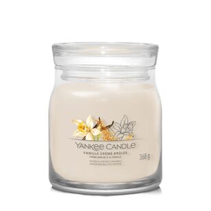 Vanilla Creme Brulee - Yankee Candle Signature - średnia świeca z dwoma knotami - nowość 2022