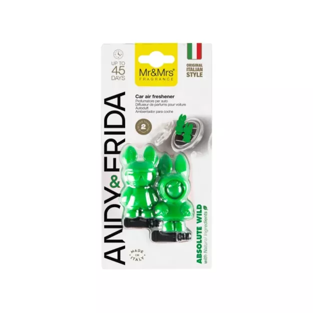 Abslute Wild - Mr & Mrs Fragrance - zapach odświeżacz do samochodu ANDY&FRIDA