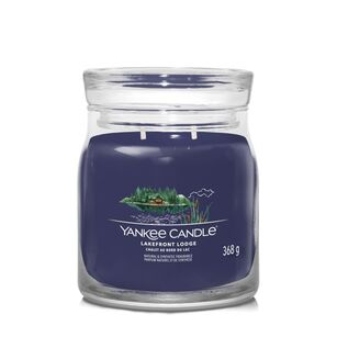 Lakefront Lodge - Yankee Candle Signature - średnia świeca z dwoma knotami - nowość 2022