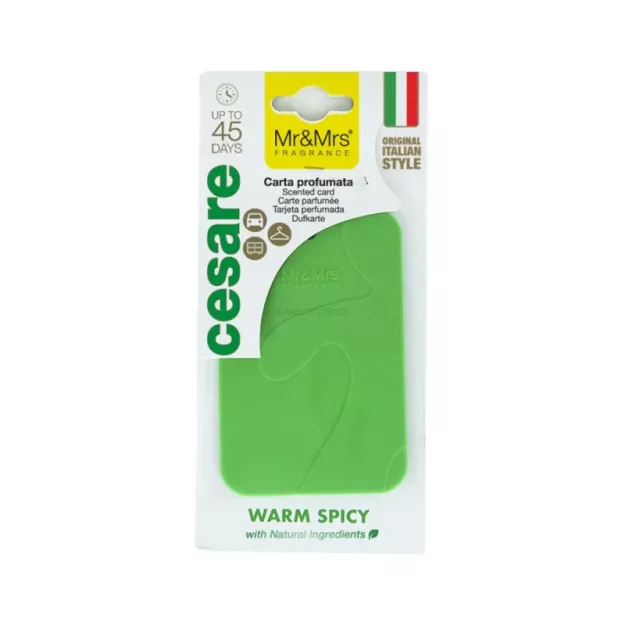 Warm Spicy - Mr & Mrs Fragrance - Zawieszka zapachowa CESARE