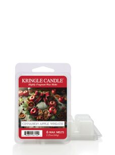 Cinnamon Apple Wreath - Kringle Candle - wosk zapachowy 64 gram