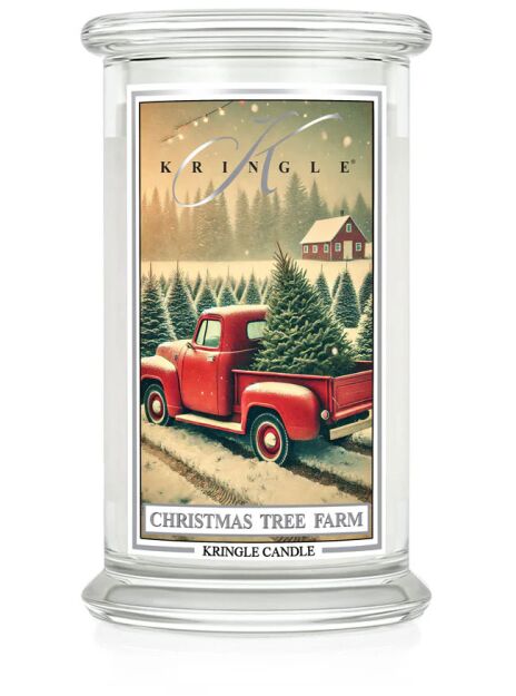 Christmas Tree Farm - Kringle Candle - duża świeca z dwoma knotami (624g)