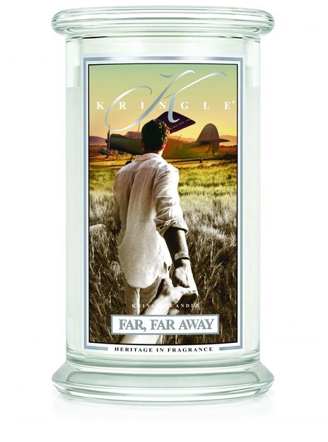 Far Far Away - Kringle Candle - duży, klasyczny słoik (624g) z 2 knotami