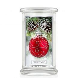 Kringle Candle - Christmas - duża klasyczna świeca zapachowa  (624g) z 2 knotami