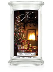 Cozy Christmas - Kringle Candle - duża świeca z dwoma knotami (624g)