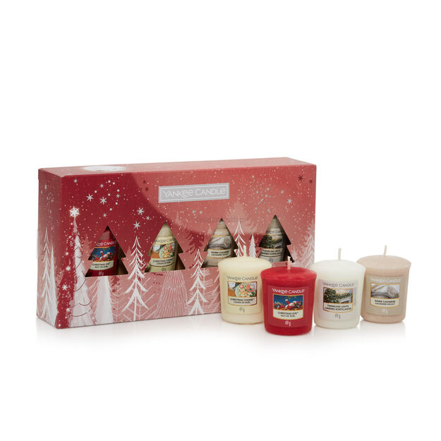 Zestaw prezentowy - Bright Lights - Yankee Candle - 4 x świeca votive