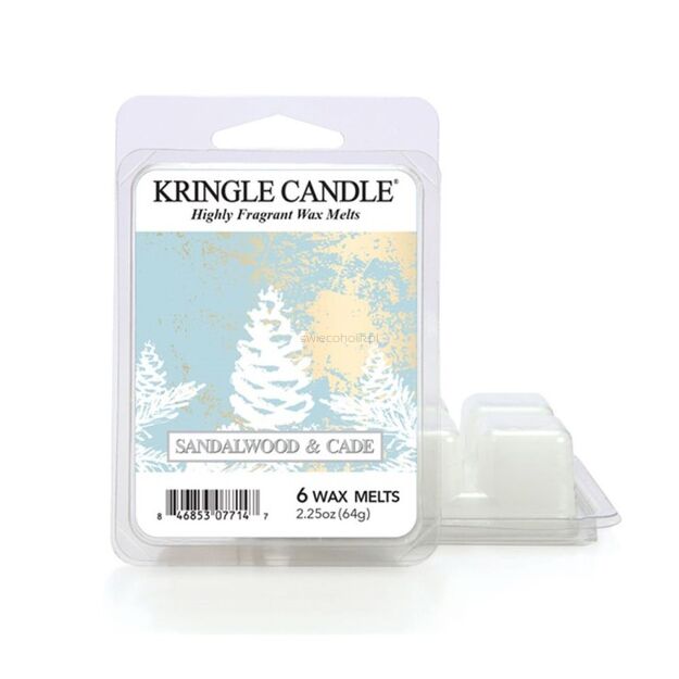 Sandalwood & Cade - Kringle Candle - wosk zapachowy 64 gram