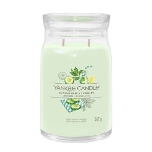 Cucumber Mint Cooler - Yankee Candle Signature - duża świeca zapachowa z dwoma knotami 