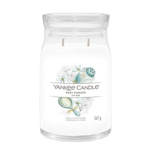 Baby Powder - Yankee Candle Signature - duża świeca z dwoma knotami - nowość 2022