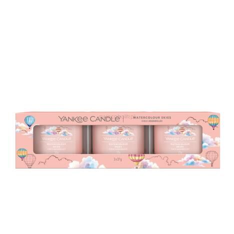 Watercolour Skies - Yankee Candle Signature - świeca mini 3 pack - nowość 2023