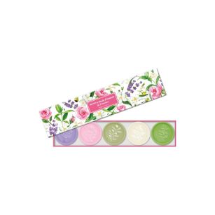 Zestaw prezentowy mydeł 5 x 25 g lawenda, róża, kwiat oliwki, jaśmin, werbena Esprit Provence