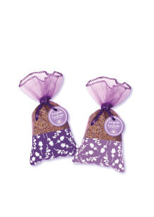 Woreczek zapachowy lawenda i lawandin mały 10 g – organza wzór prowansalski Esprit Provence