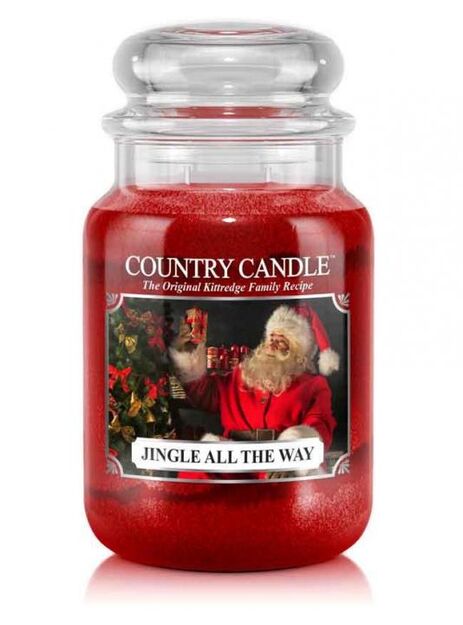 Jingle All The Way - Country Candle - duża świeca zapachowa 