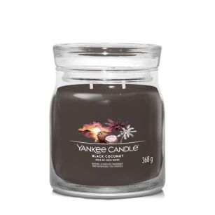Black Coconut - Yankee Candle Signature - średnia świeca z dwoma knotami