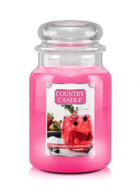 Dragonfruit Lemonade - Country Candle - duża świeca z dwoma knotami (652g)