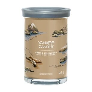 Amber & Sandalwood - Yankee Candle Singnature - świeca tumbler z dwoma knotami - nowość 2022