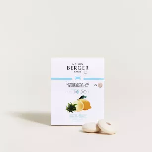 Maison Berger Zest of Verbena - wkład zapachowy do dyfuzora samochodowego 2 szt.