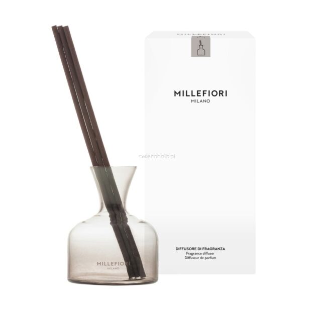 Millefiori Vase Dove – szklany pojemnik dyfuzor zapachowy z patyczkami