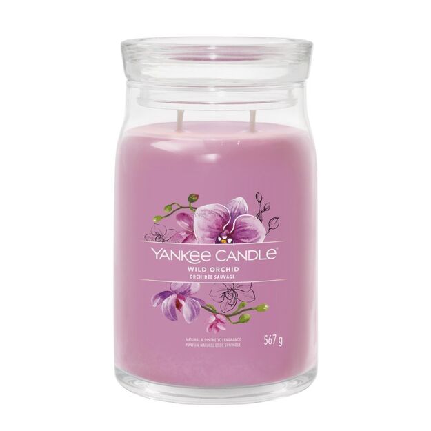 Wild Orchid - Yankee Candle Signature - duża świeca z dwoma knotami -nowość 2022