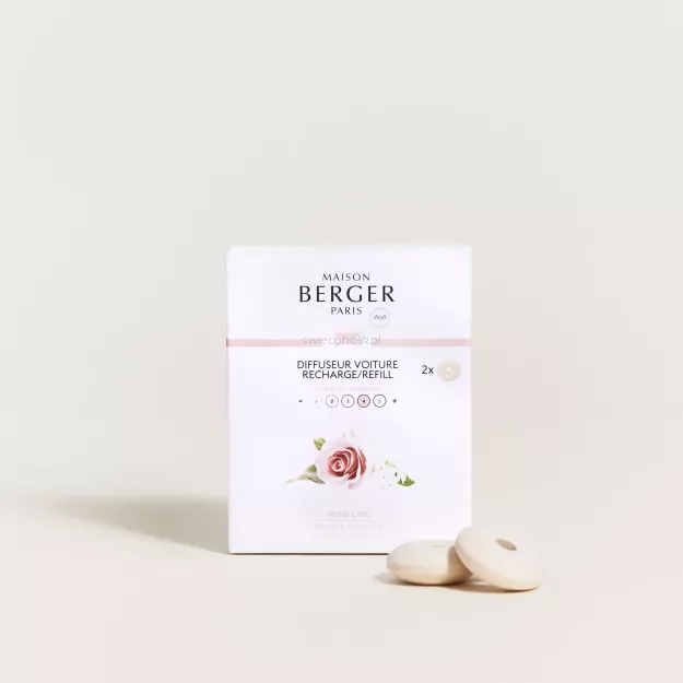 Maison Berger Paris Chic - wkład zapachowy do dyfuzora samochodowego 2 szt.