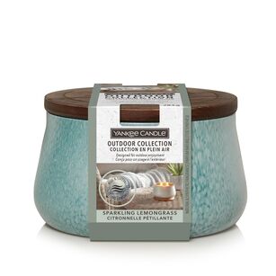 Sparkling Lemongrass - Yankee Candle - świeca zapachowa seria Outdoor - nowość 2022